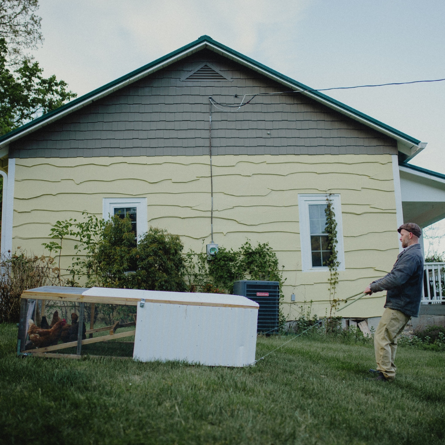 Handcrafted Chicken Tractor by Jonah Rhodes