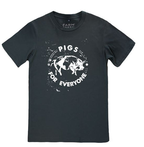 Pigs for Everyone Men's Organic T-Shirt - Gunpowder